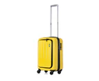 Lojel Lucid Cabin 55cm Hardside Luggage In Yellow - 15" Laptop Sleeve