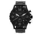 Fossil Men's 50mm Nate Chronograph Watch - Black