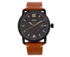 Fossil Men's 42mm Commuter Leather Watch - Black/Brown