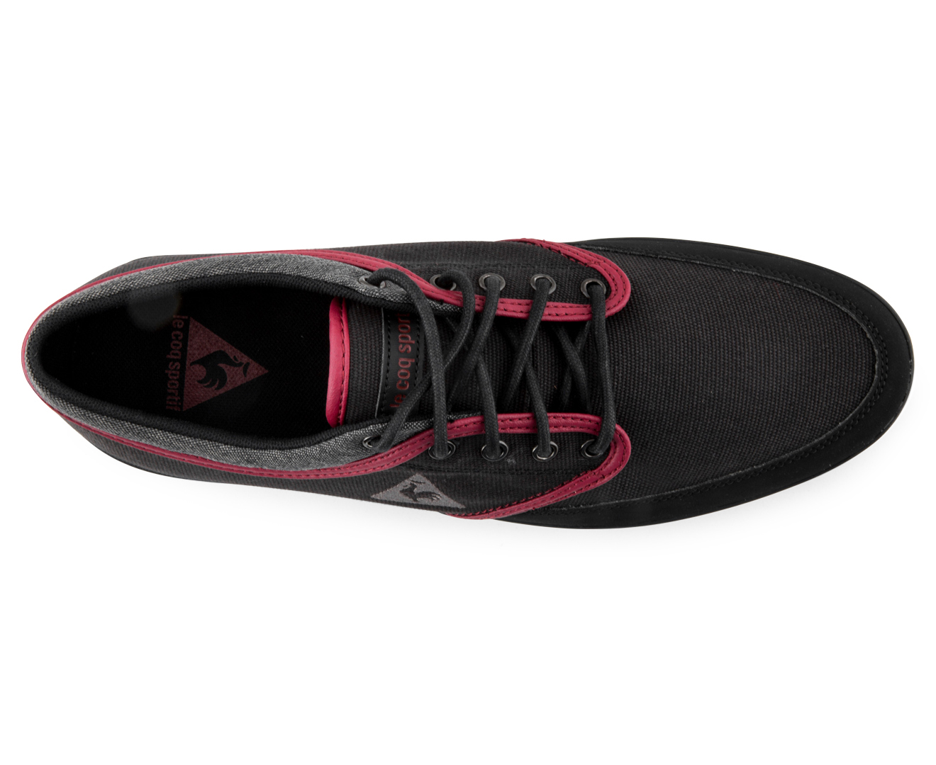 Le Coq Sportif Men s Denfert Heavy Canvas Shoe Black Catch .nz