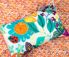 Kas Kids Garden Brights Single Bed Quilt Cover Set - Multi 