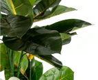 Botanica 80cm Artificial Magnolia Plant - Green/Cream