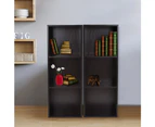 Wooden Storage Unit 3 Cube Strong Bookcase Shelving Home Office Display