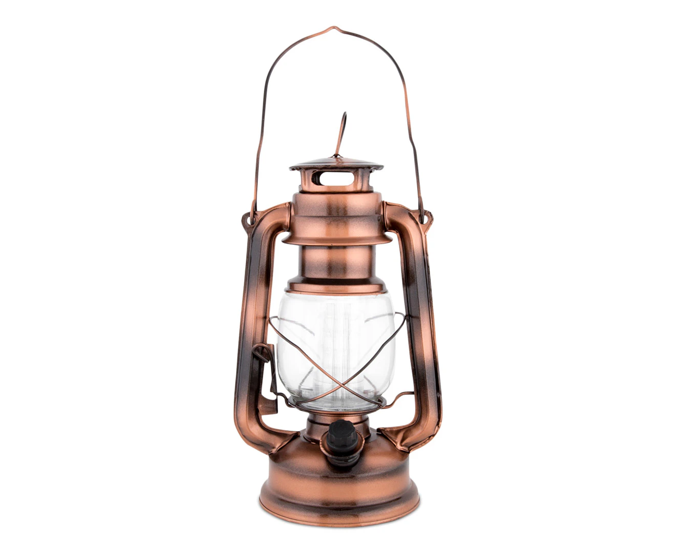 12 LED Vintage Hurricane Lantern w Built-in Dimmer Switch Camping Pergola - Standard Type