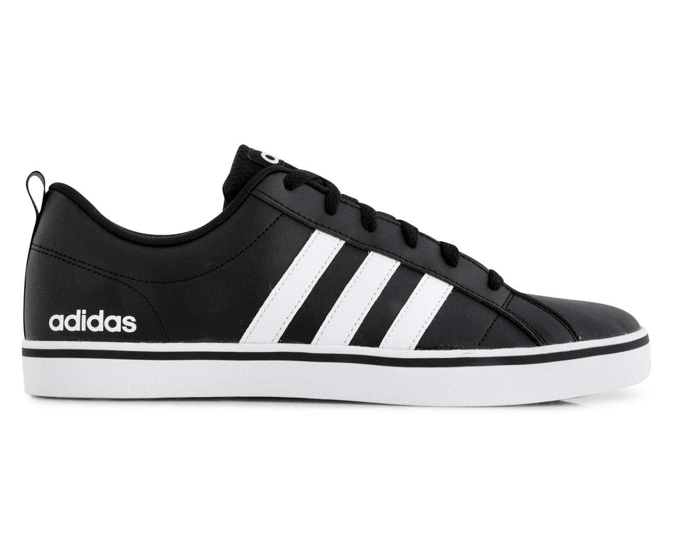 Adidas NEO Men's VS Pace Leather Shoe - Black/White/Scarlet | Catch.co.nz