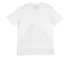 Adidas Boys' Big Logo Tee - White/Black