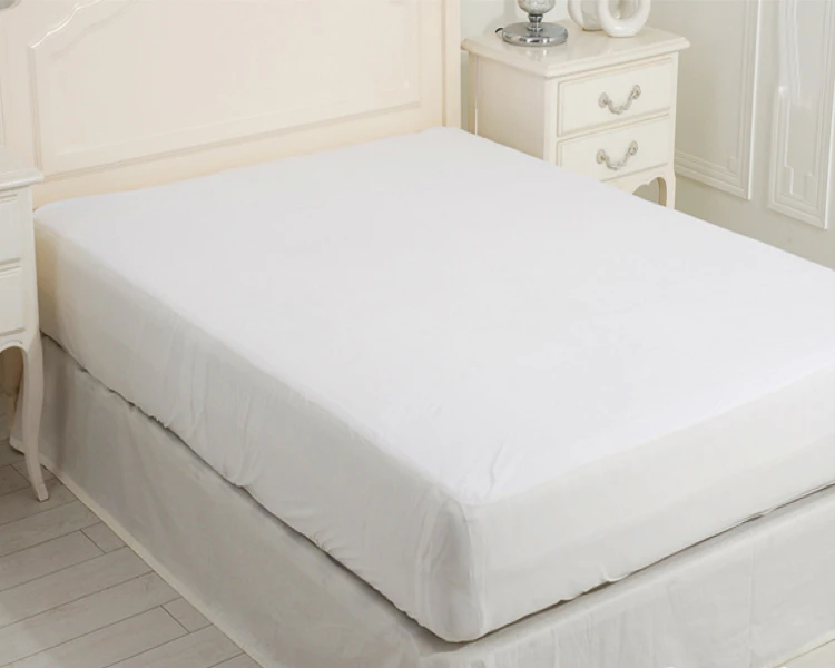 1000TC Egyptian Cotton Single Bed Fitted Sheet - White