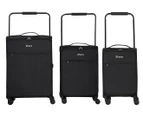 ZFrame Super Lightweight 3-Piece 8W Suitcase Set - Black