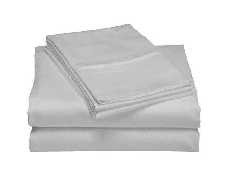 Super Soft Microfiber Queen Bed Sheet Set-White