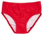 Cupid Girl Baby/Toddler Plains Bikini Brief - Red