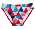 Cupid Girl Baby/Toddler Whimsical Triangles Tankini Set - Multi