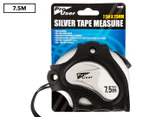 Pro User 7.5mx25mm Tape Measure - Black/Silver 