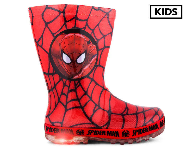 Spider-Man Kids' Weyden Wellington Boots - Red 