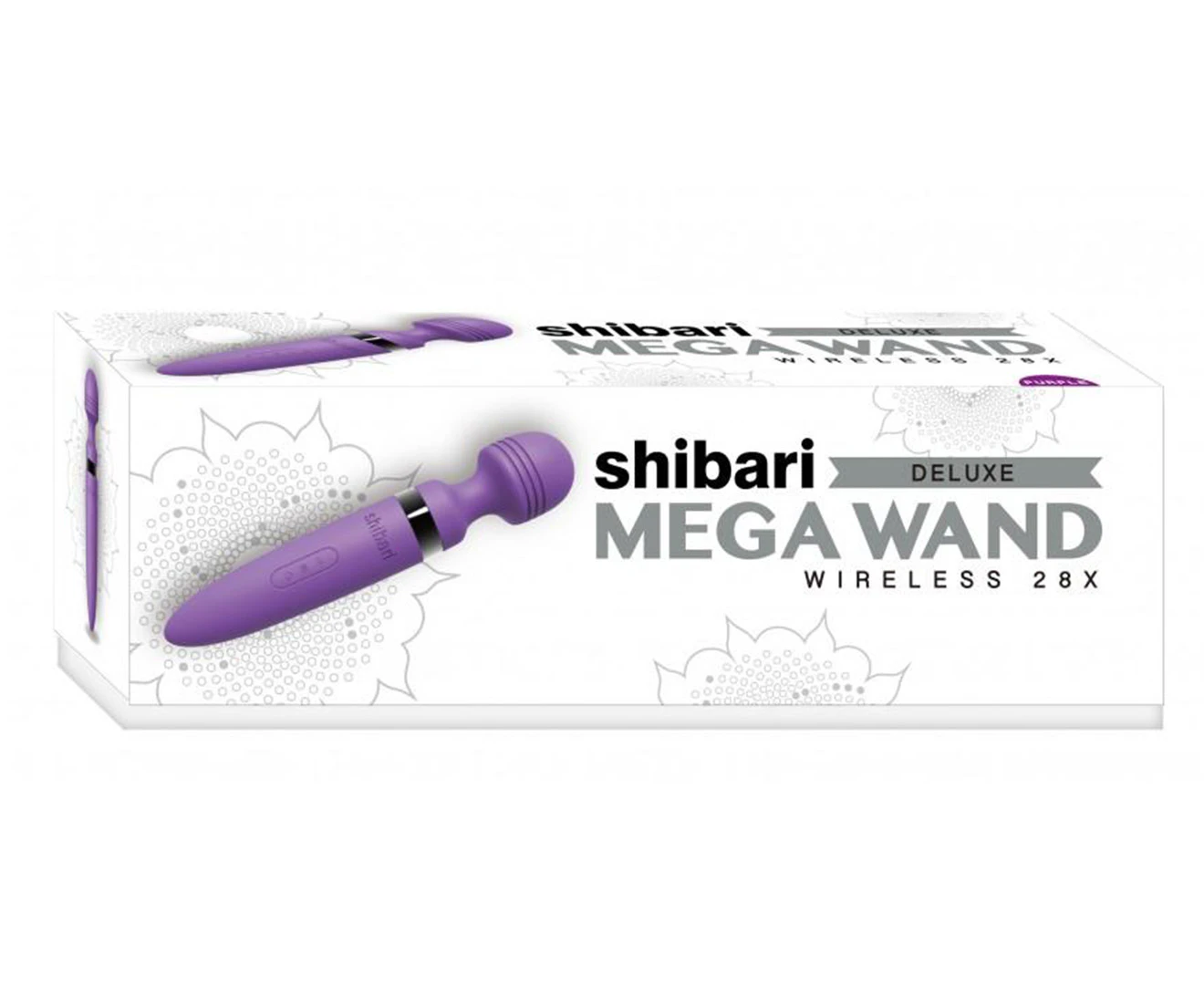 Shibari Deluxe Wireless 28X Mega Wand - Purple