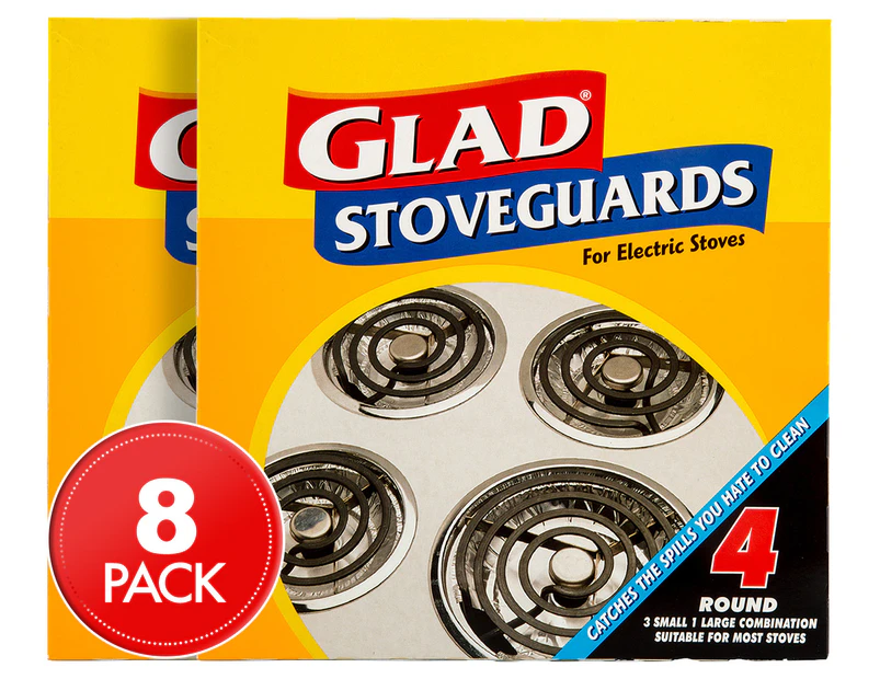 2 x Glad Electric Stove Guards 4pk