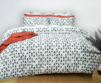 Apartmento Imala Reversible King Bed Quilt Cover Set - Black/White