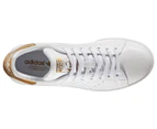 Adidas Originals Women's Stan Smith Shoe - White/Gold