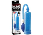 Pump Worx Silicone Power Penis Pump - Blue