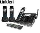 Uniden XDECT 8355+2 Integrated Bluetooth Digital Cordless Phone System 3 Handsets - Black 1