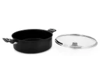 TEFAL 28cm Titanium Induction Shallow Pan w/ Lid - ThermoSpot