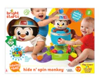 Bright Starts Hide & Spin Monkey Baby Activity Toy