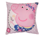 Peppa Pig Square Cushion - Pink/Multi