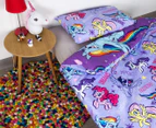 My Little Pony Reversible Single Bed Quilt Cover Set - Multi