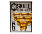 HomeBrite 50mL Skull Shot Glass 6-Pack 