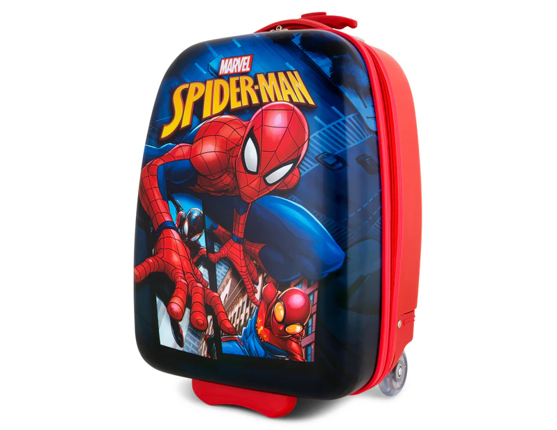 Spider-Man Kids' 47x30cm Hardshell Suitcase - Blue/Multi