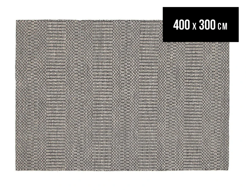 Rug Culture 400x300cm Miller Rhythm Tune Rug - Grey