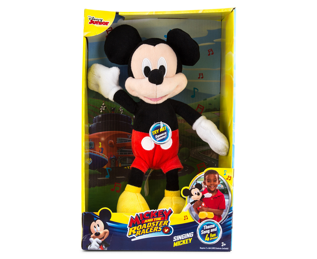 Disney Roadster Racers Singing Mickey Plush Doll | Scoopon Shopping