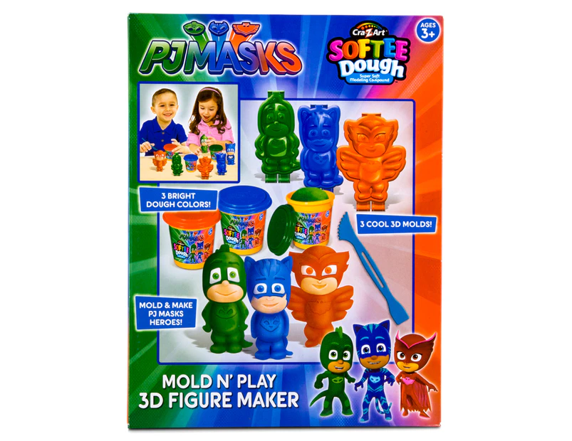 Cra-Z-Art PJ Masks Softee Dough 3D Figure Maker 