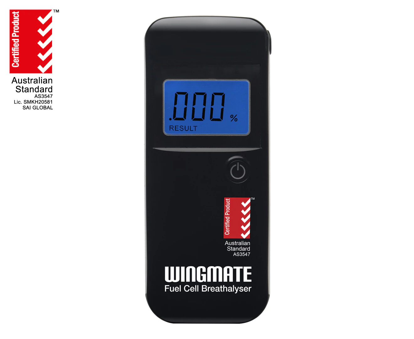 Wingmate Rover Breathalyzer - Black