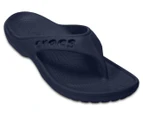 Crocs Unisex Baya Flip Thongs - Navy