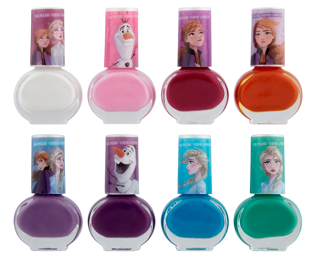 Amazon.com : Disney Frozen 2 Smackers 6 Piece Nail Polish Gift Set 1.16 fl  oz Water-Based Nail Polish : Beauty & Personal Care