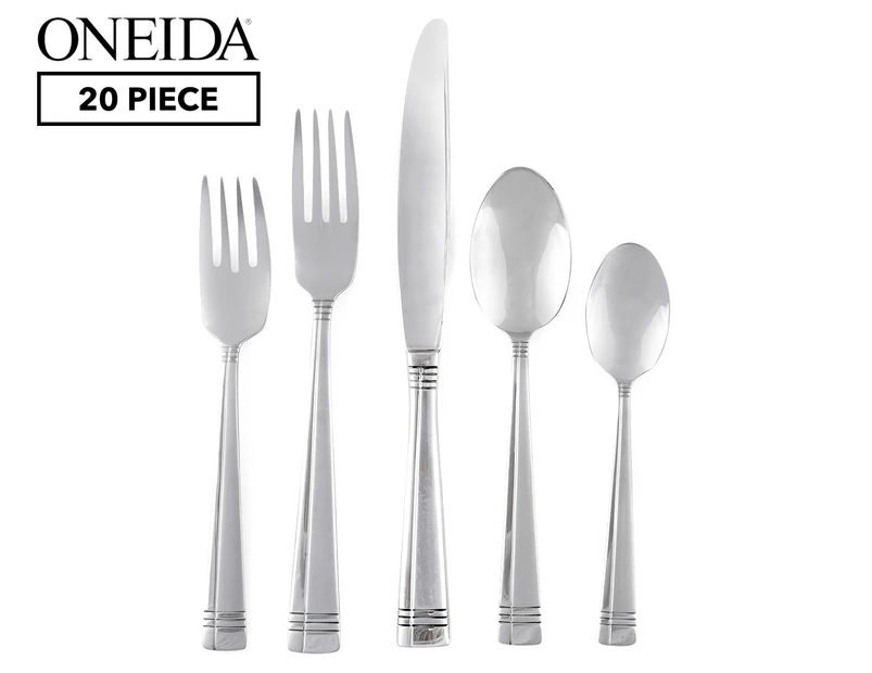 Oneida 20-Piece Amsterdam High Quality 18/0 Cutlery Set 