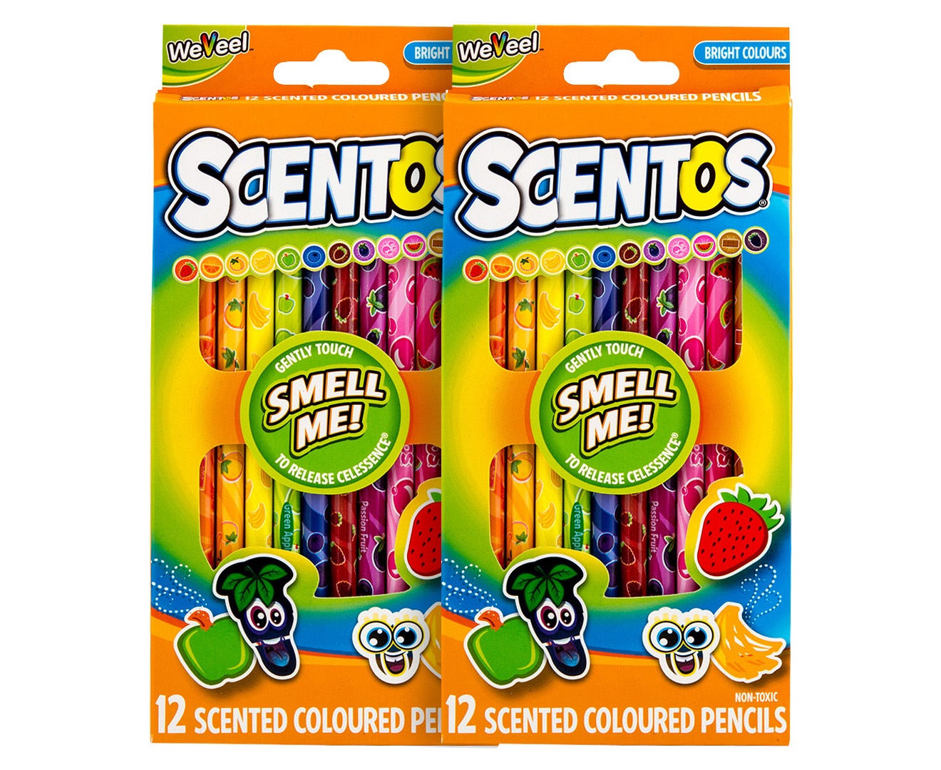 2 X Scentos 12-Pack Scented Coloured Pencils | Great Daily Deals At ...