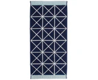Bambury Como Hand Towel - Geometric Design - 600GSM - 36cm x 70cm - Navy