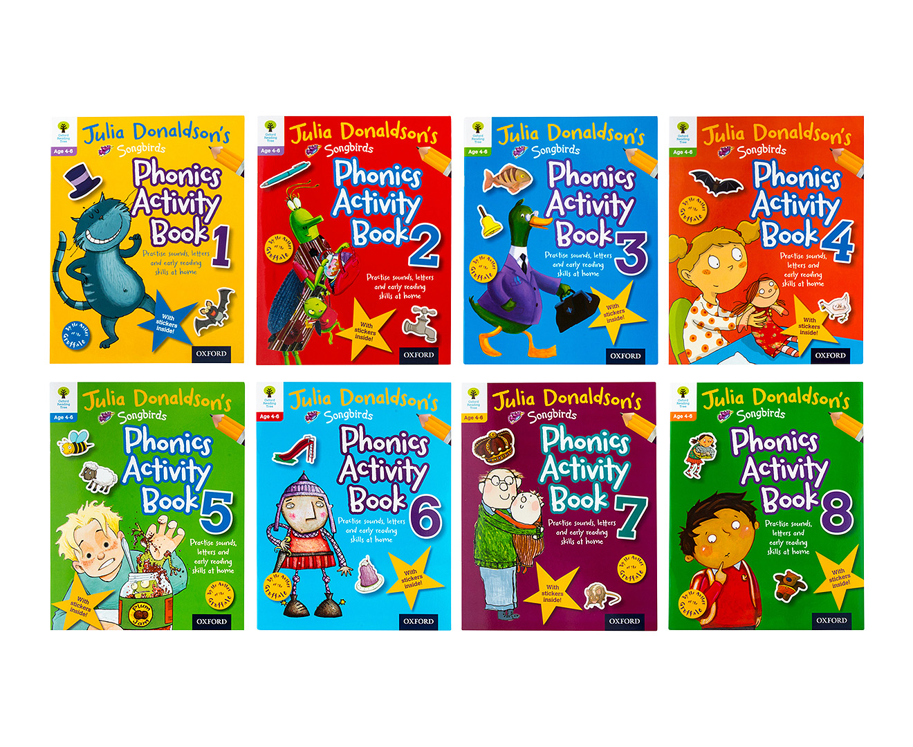 Oxford Reading Tree Julia Donaldson 8-Book Collection for 4-6 years ...