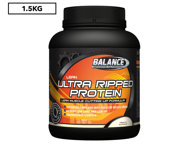 Balance Ultra Ripped Protein Powder Vanilla 1.5kg