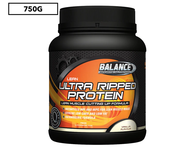 Balance Ultra Ripped Protein Powder Vanilla 750g