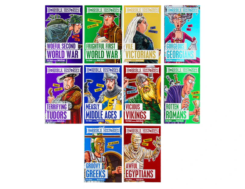 Horrible Histories Beastly 10-Book Collection