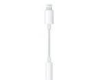 Apple Genuine Lightning to 3.5mm Headphone Jack Adapter - White