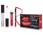 Bellápierre Cosmetics Kiss Proof Slay Lip Collection Kit - Hothead 
