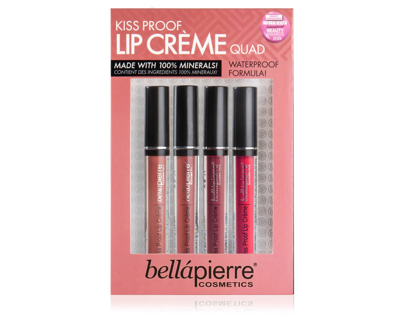 Bellápierre Cosmetics Kiss Proof Lip Crème Quad