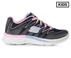 Skechers Pre/Grade-School Girls' Dream N' Dash Shoe - Navy/Pink