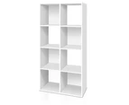 8 Cube Display Shelf-White