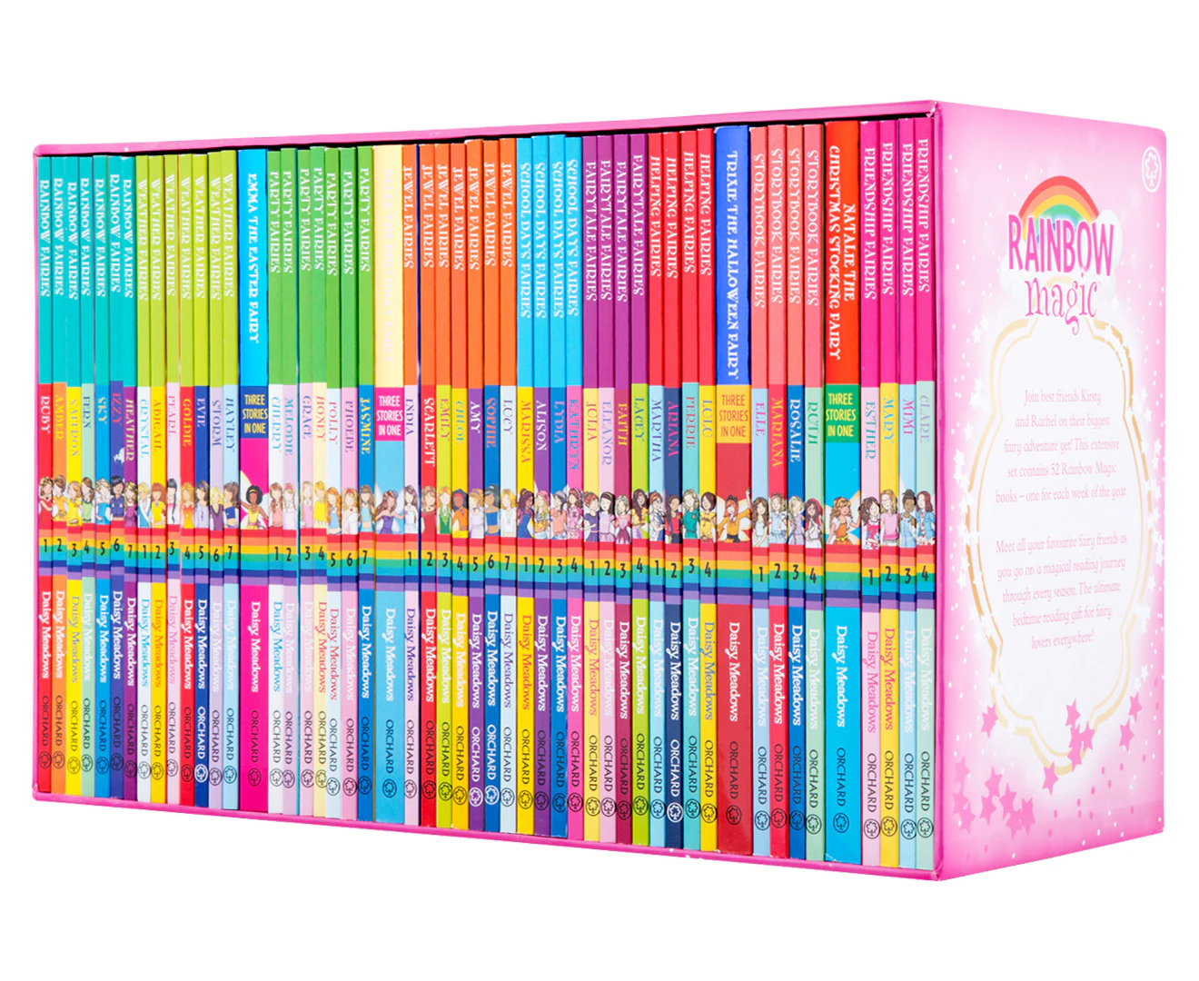 52pc Hachette A Year of Rainbow Magic Collection Kids Story Reading Book Set 5y+