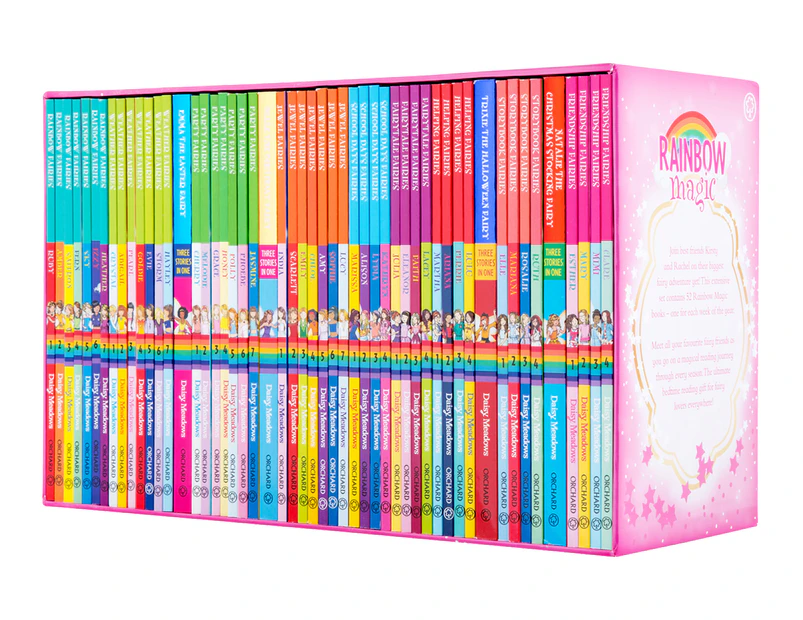 52pc Hachette A Year of Rainbow Magic Collection Kids Story Reading Book Set 5y+