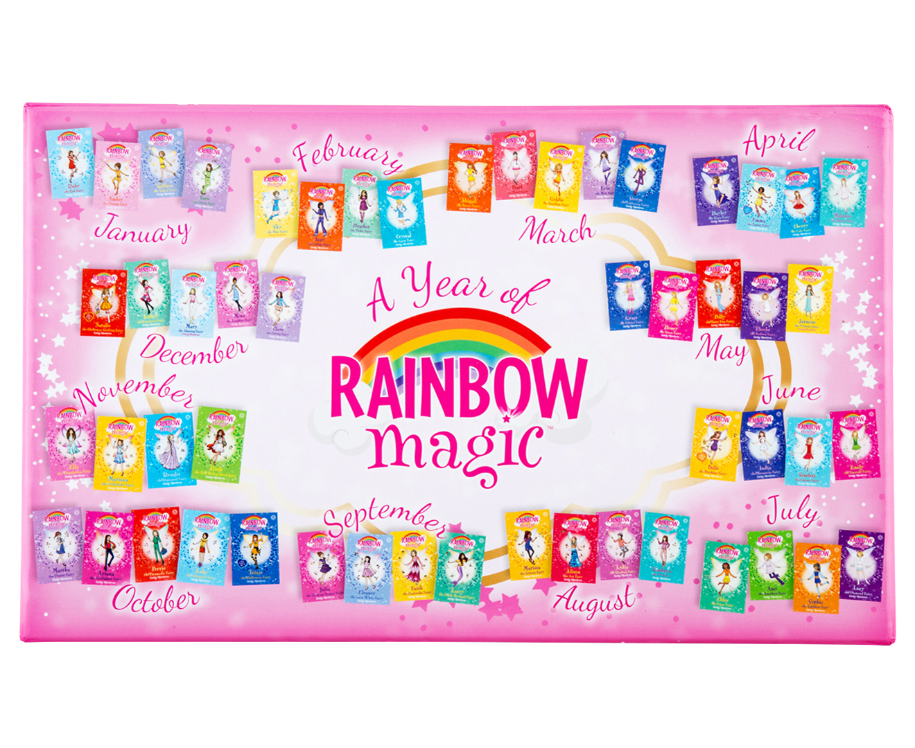 NEW A Year of Rainbow Magic Magical Collection 52 Books Library Kids Gift  Set!